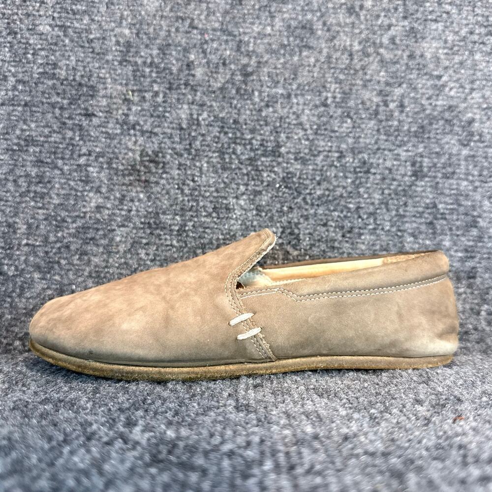 Rhizal Brio Tan Leather Minimalist Barefoot Slip On Loafers Flat Shoes Size 5